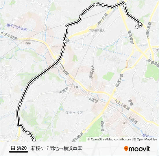 Hama 20 Bus Line Map