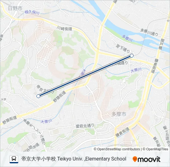 桜87-学  Line Map