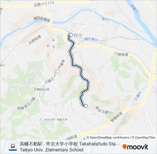 高23-学 bus Line Map