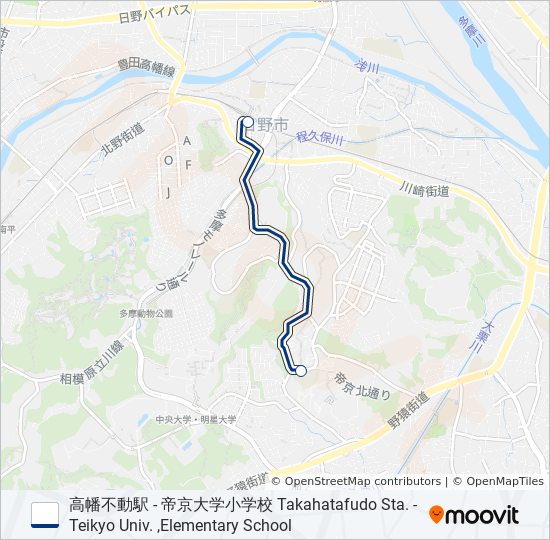 高23-学 bus Line Map