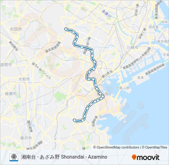 ブルーライン BLUE LINE  Line Map