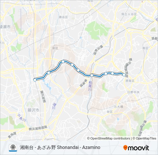 ブルーライン BLUE LINE  Line Map