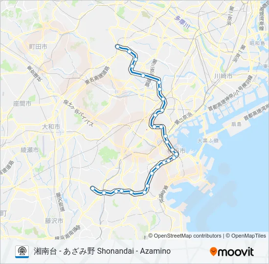 ブルーライン BLUE LINE  Line Map