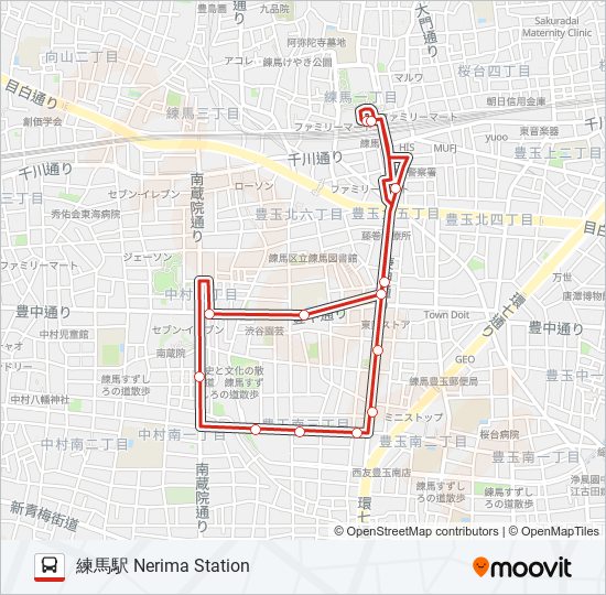 練21 バスの路線図