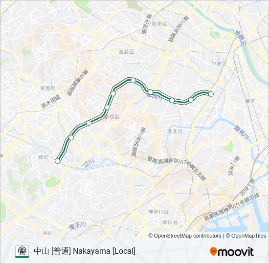 グリーンライン GREEN LINE 地下鉄 - メトロの路線図