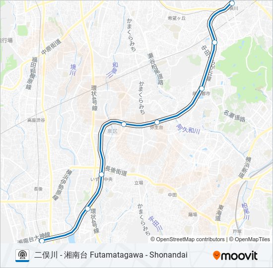 いずみ野線 IZUMINO LINE metro Line Map