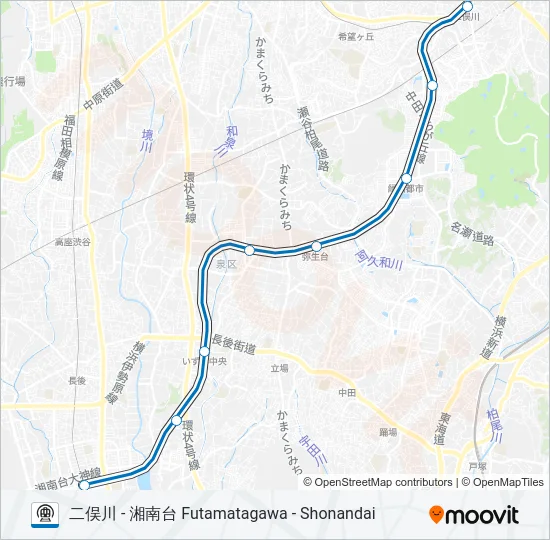 いずみ野線 IZUMINO LINE Metro Line Map
