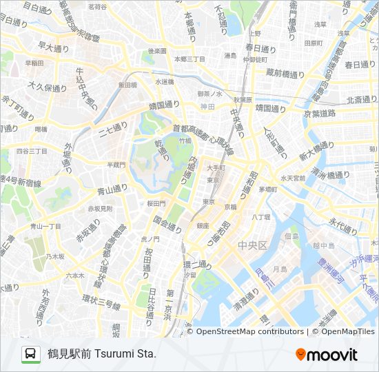 016系統路線 時刻表 站點和地圖 鶴見駅前tsurumi Sta