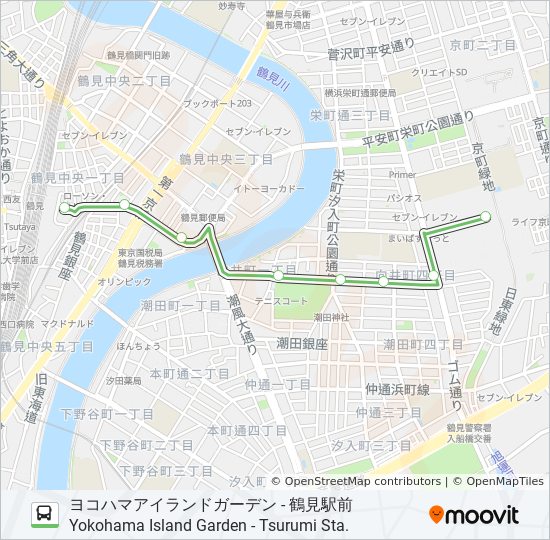 128系統 Route Schedules Stops Maps ヨコハマアイランドガーデン Yokohama Island Garden Updated