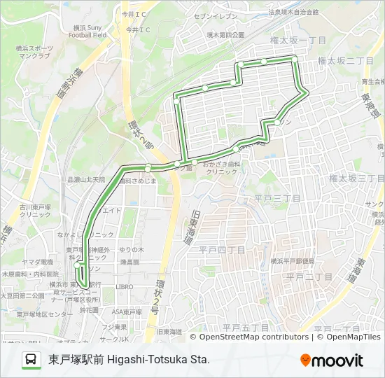 214系統 Route Schedules Stops Maps 東戸塚駅前 Higashi Totsuka Sta Updated
