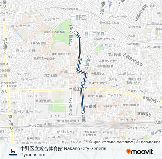 中91-体  Line Map