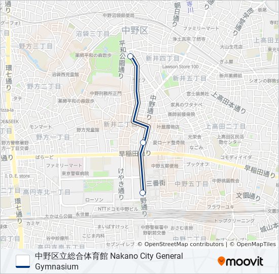 中91-体 bus Line Map