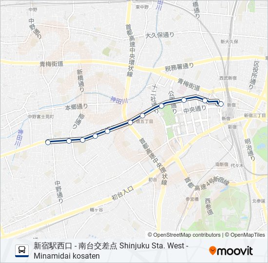 宿33-交入 bus Line Map