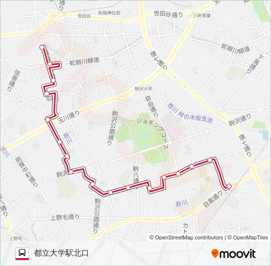 都立01  Line Map
