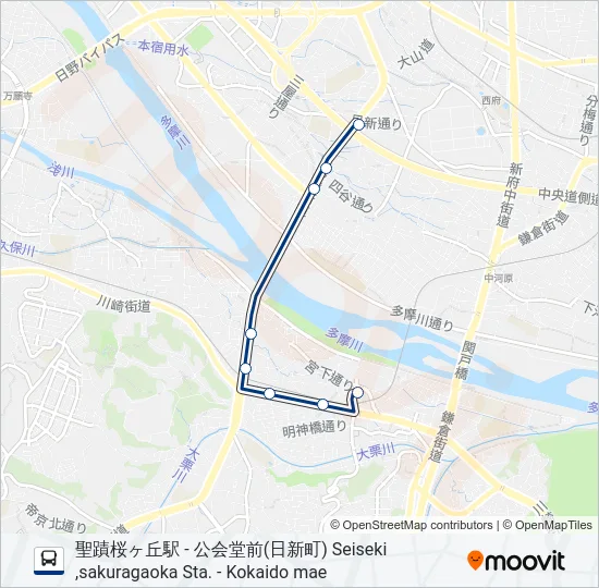 国18-公央 の路線図