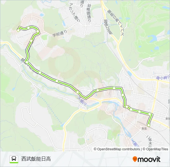 飯07 バスの路線図