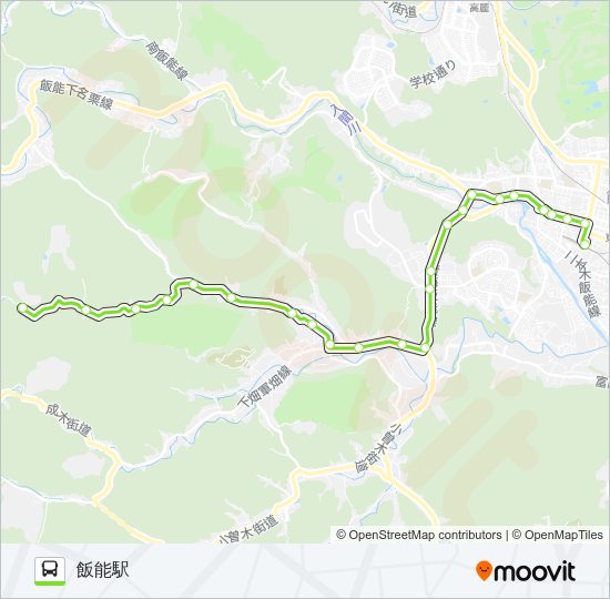 飯11 Bus Line Map