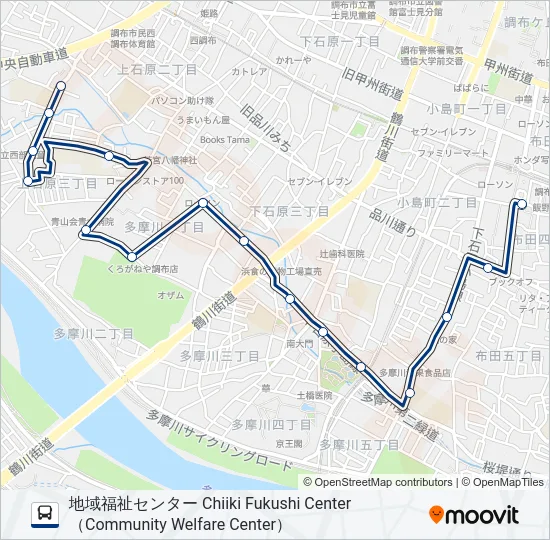 調50-復 の路線図