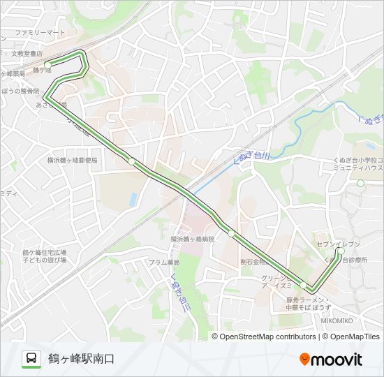 旭75 bus Line Map