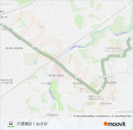 旭75 bus Line Map