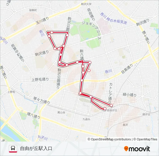 自01・02 の路線図