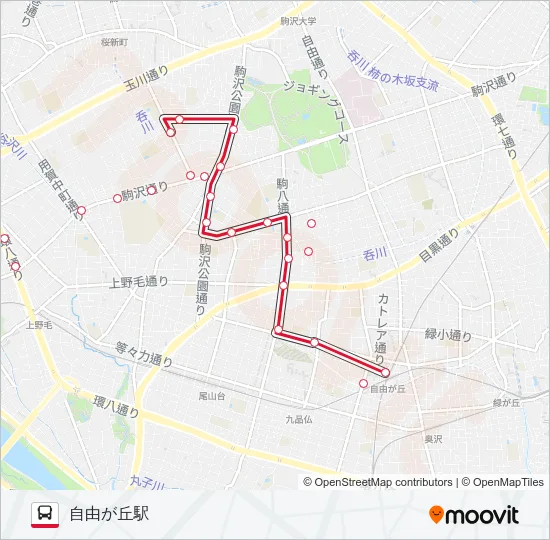 自01・02 の路線図