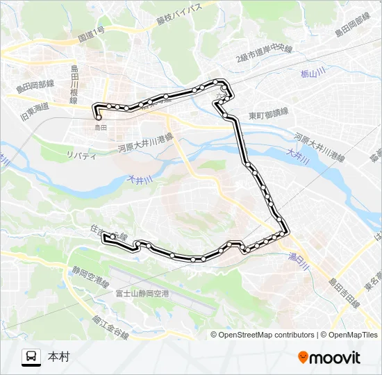 湯日線 Bus Line Map