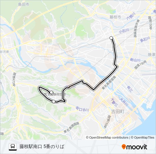 藤枝 バス コレクション 路線 図