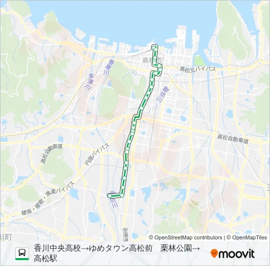鹿角線 Bus Line Map