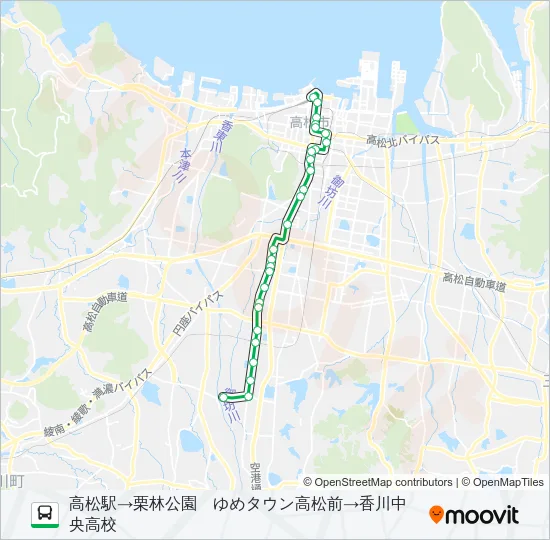 鹿角線 Bus Line Map
