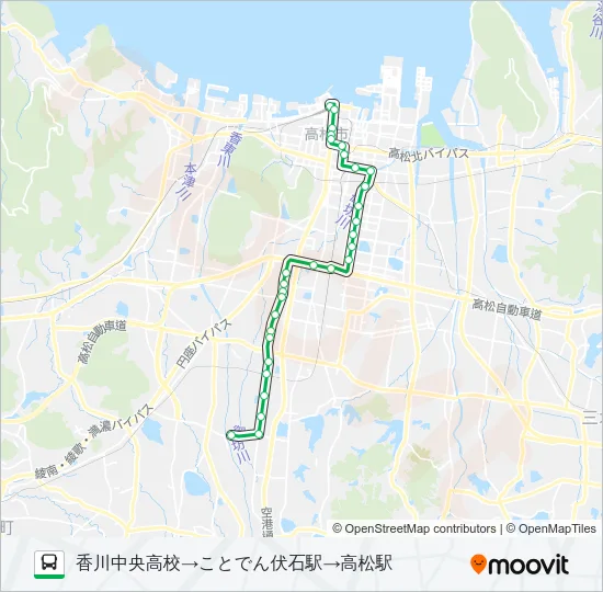 鹿角線 Bus Line Map