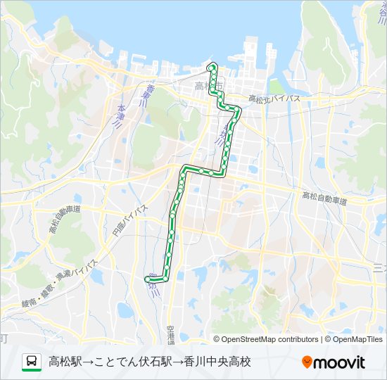 鹿角線 bus Line Map