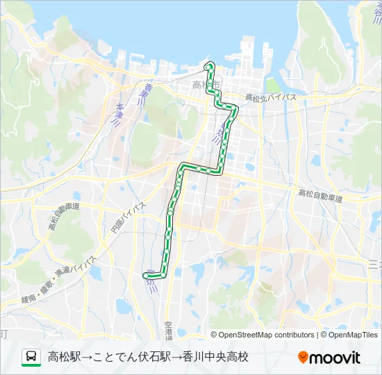 鹿角線 Bus Line Map