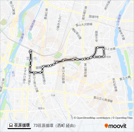 荏原循環 バスの路線図