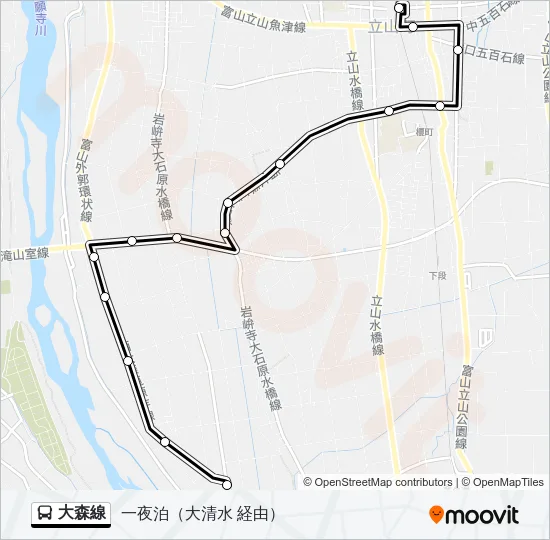 大森線 Bus Line Map