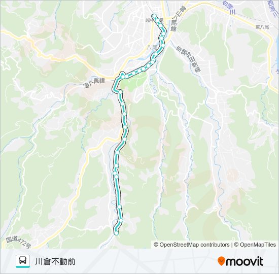 野積線（西松瀬行き） bus Line Map