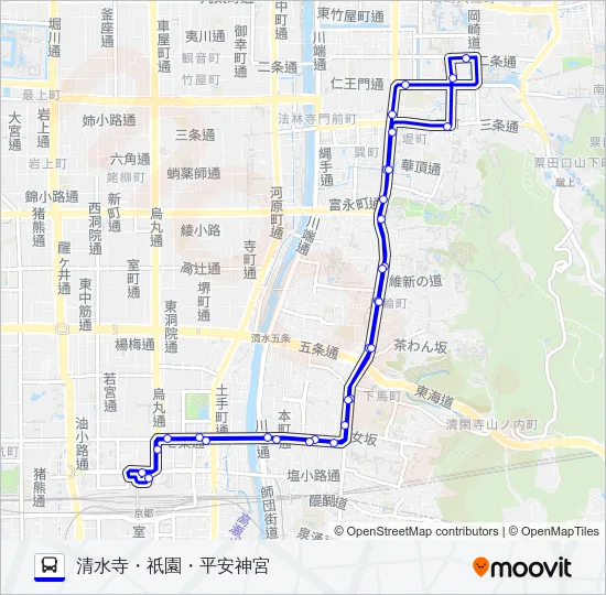 ８６ Bus Line Map