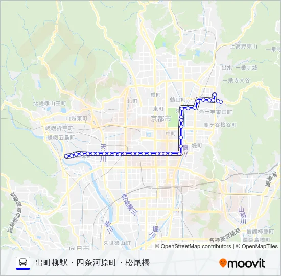 市バス３ Bus Line Map