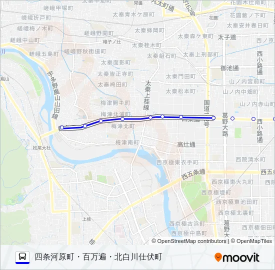 市バス３ Bus Line Map
