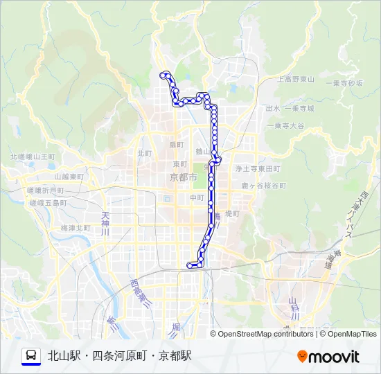 市バス４ Bus Line Map