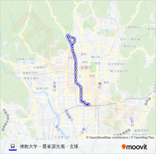 市バス６ Bus Line Map