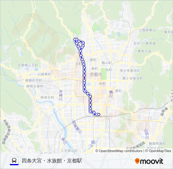 市バス６ Bus Line Map
