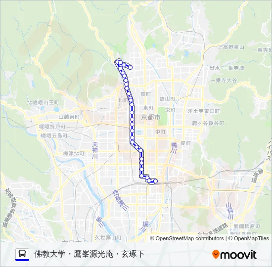 市バス６ Bus Line Map