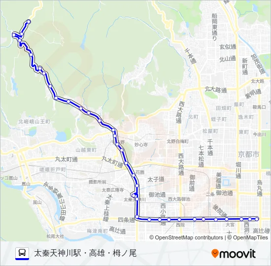 市バス８ Bus Line Map