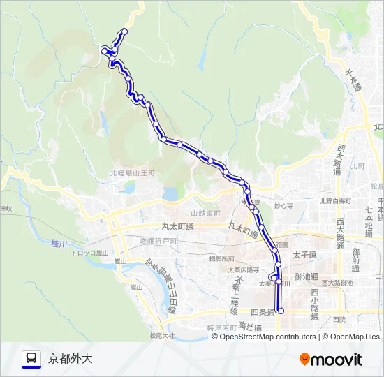 市バス８ Bus Line Map