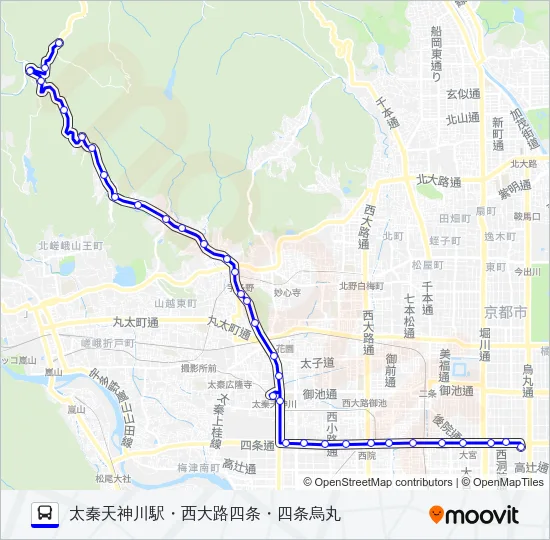 市バス８ Bus Line Map