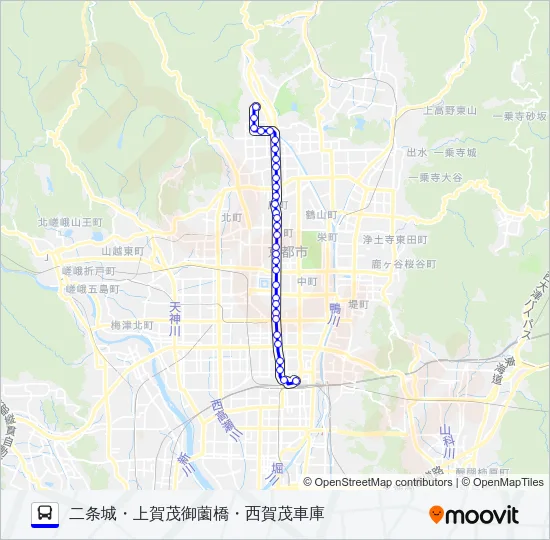 市バス９ Bus Line Map