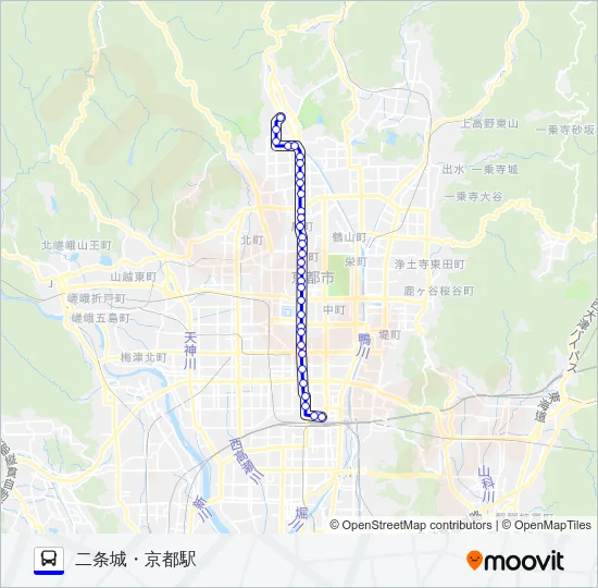 市バス９ Bus Line Map