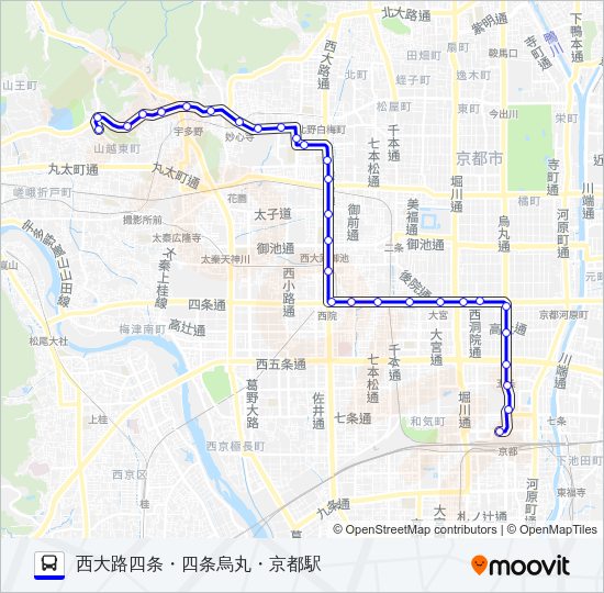 市バス２６ Bus Line Map