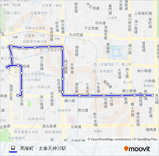 市バス２７ Bus Line Map